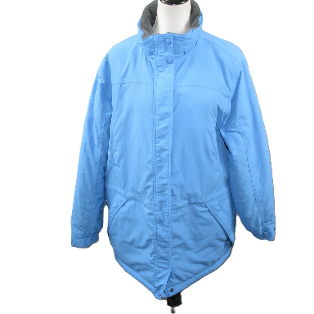 L.L. Bean Blue Polartek 3/4 Length Winter Jacket Size XLP